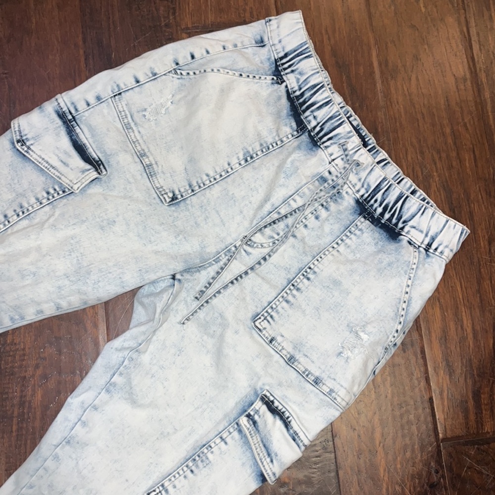 Wax Jean Size Large Stone Wash Jeans